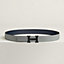H belt buckle & Reversible leather strap 32&nbsp;mm, View: , view 2 of 3