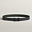View: , H belt buckle & Reversible leather strap 32 mm
