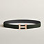 H belt buckle & Reversible leather strap 32&nbsp;mm, View: , view 2 of 3