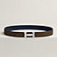 H belt buckle & Reversible leather strap 32&nbsp;mm, View: , view 2 of 3