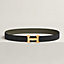 H belt buckle & Reversible leather strap 32&nbsp;mm, View: , view 2 of 3