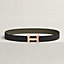 H belt buckle & Reversible leather strap 32&nbsp;mm, View: , view 2 of 3