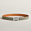 H belt buckle & Reversible leather strap 32&nbsp;mm, View: , view 2 of 3