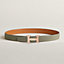 H belt buckle & Reversible leather strap 32&nbsp;mm, View: , view 2 of 3