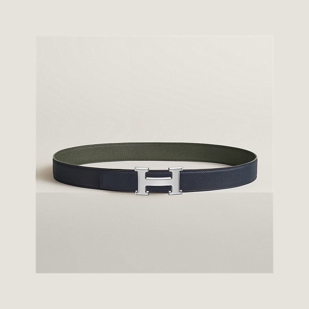 H belt buckle & Reversible leather strap 32 mm | Hermès USA