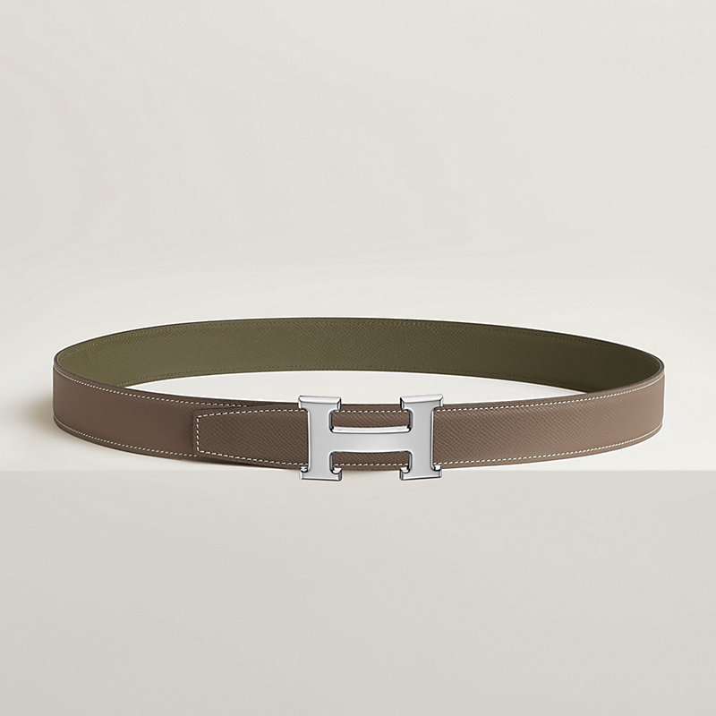 H belt buckle & Reversible leather strap 32 mm | Hermès Canada