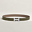 H belt buckle & Reversible leather strap 32&nbsp;mm, View: , view 2 of 3