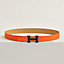 H belt buckle & Reversible leather strap 32&nbsp;mm, View: , view 1 of 3