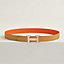 H belt buckle & Reversible leather strap 32 mm, view 2 of 4