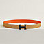 H belt buckle & Reversible leather strap 32&nbsp;mm, View: , view 2 of 3