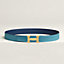 H belt buckle & Reversible leather strap 32&nbsp;mm, View: , view 1 of 3