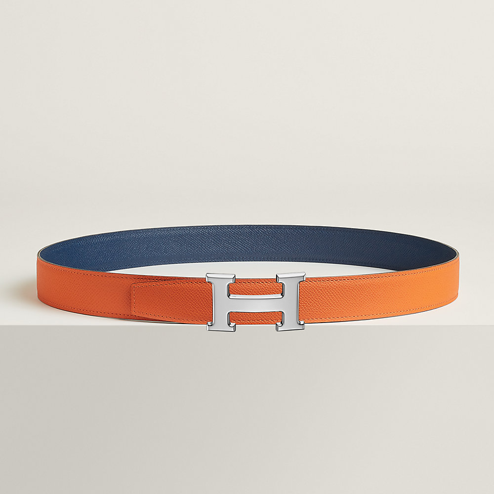 H belt buckle & Reversible leather strap 32 mm | Hermès Thailand