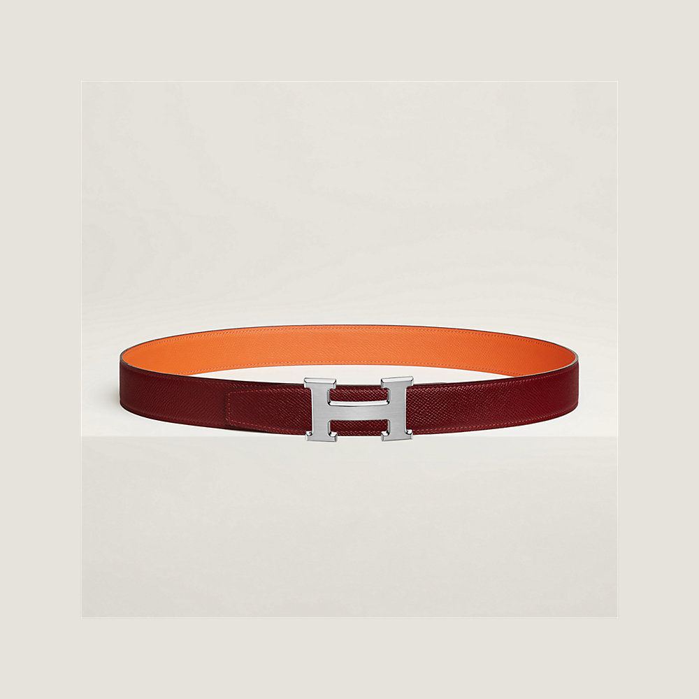 H belt buckle & Reversible leather strap 32 mm Hermès UK