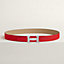 H belt buckle & Reversible leather strap 32&nbsp;mm, View: , view 1 of 3