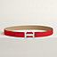H belt buckle & Reversible leather strap 32&nbsp;mm, View: , view 1 of 3