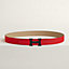 H belt buckle & Reversible leather strap 32&nbsp;mm, View: , view 1 of 3