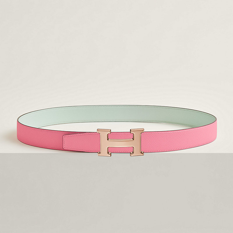H belt buckle & Reversible leather strap 32 mm