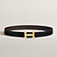 H belt buckle & Reversible leather strap 32&nbsp;mm, View: , view 1 of 3
