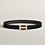 H belt buckle & Reversible leather strap 32&nbsp;mm, View: , view 1 of 3