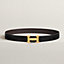 H belt buckle & Reversible leather strap 32&nbsp;mm, View: , view 1 of 3
