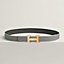 H belt buckle & Stripes reversible band 32&nbsp;mm, View: , view 1 of 3