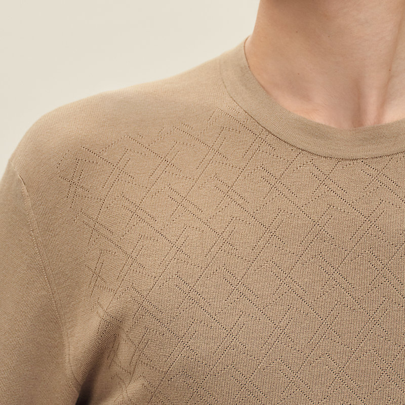 "H'cheval Poinconne" crewneck sweater