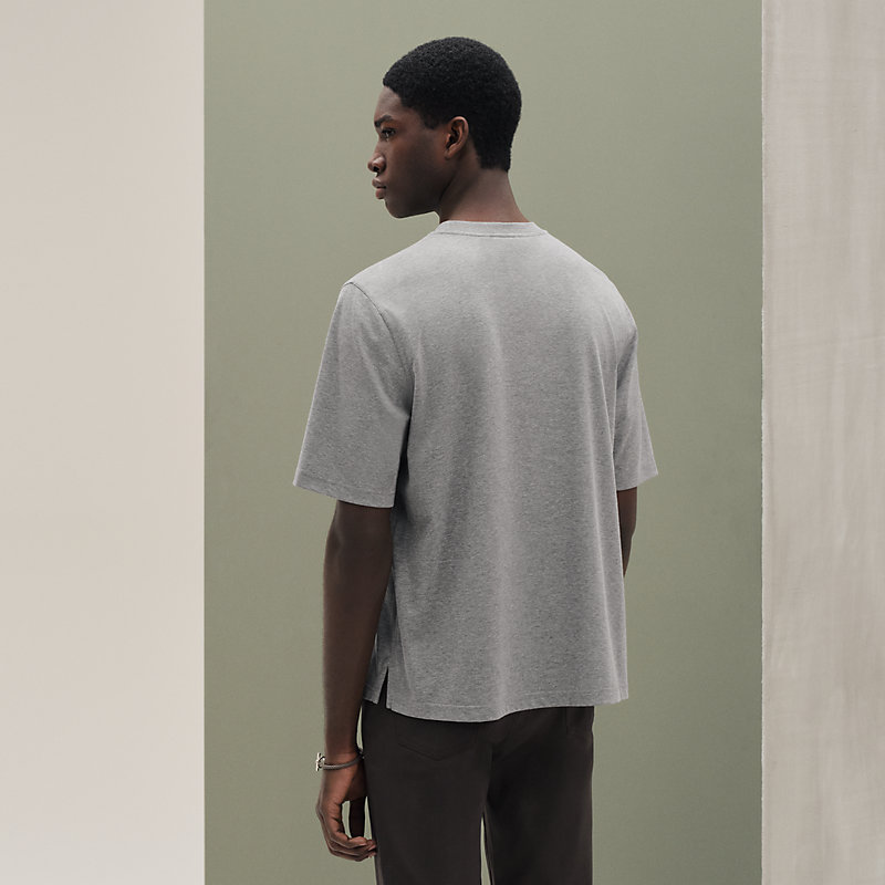 大人気★【HERMES】H'Cheval Tシャツ h-cheval-t-shirt-with-leather-