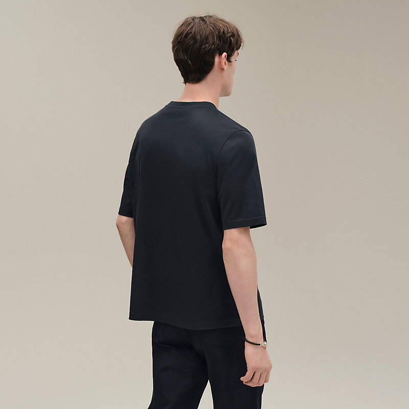 【オシャレな胸元☆】HERMES H'Cheval Tシャツ H'Cheval
