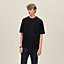 "H'Cheval" t-shirt with leather detail, View: Worn, worn, view 2 of 4