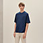 "H'Cheval" t-shirt with leather detail, View: Worn, worn, view 2 of 4