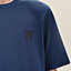 "H'Cheval" t-shirt with leather detail, View: Worn, worn, view 4 of 4