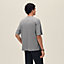 "H'Cheval" t-shirt with leather detail, View: Worn, worn, view 3 of 4