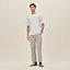 "H'Cheval" t-shirt with leather detail, View: Worn, worn, view 1 of 4