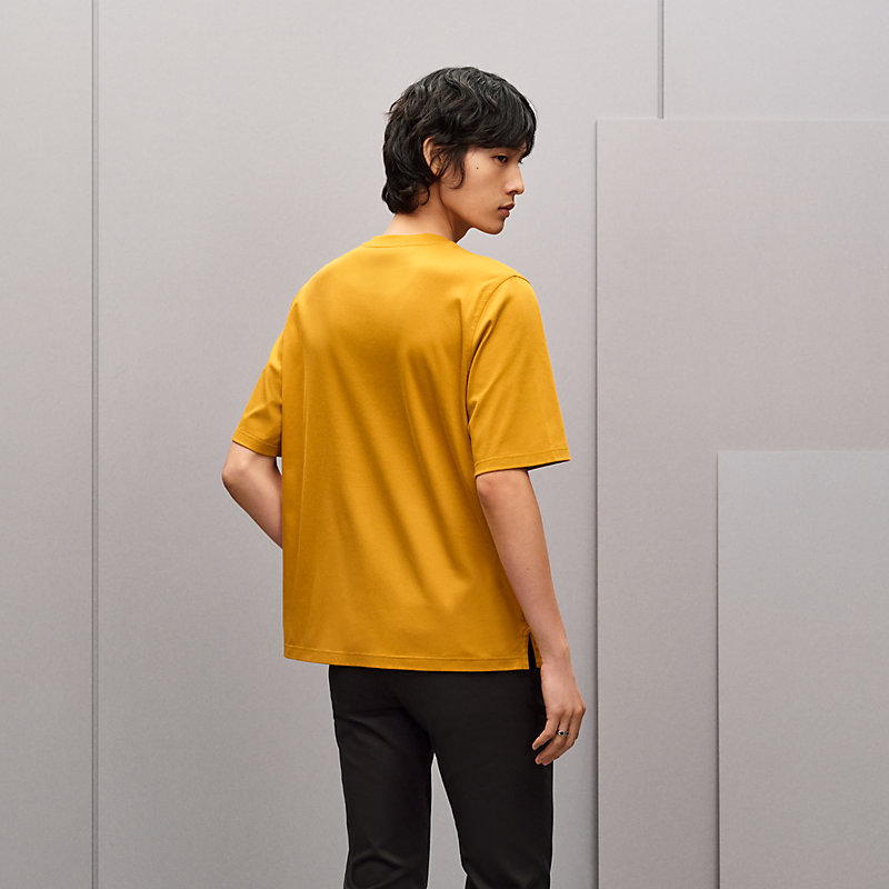 "H'Cheval" t-shirt with leather detail, View: , view 3 of 4