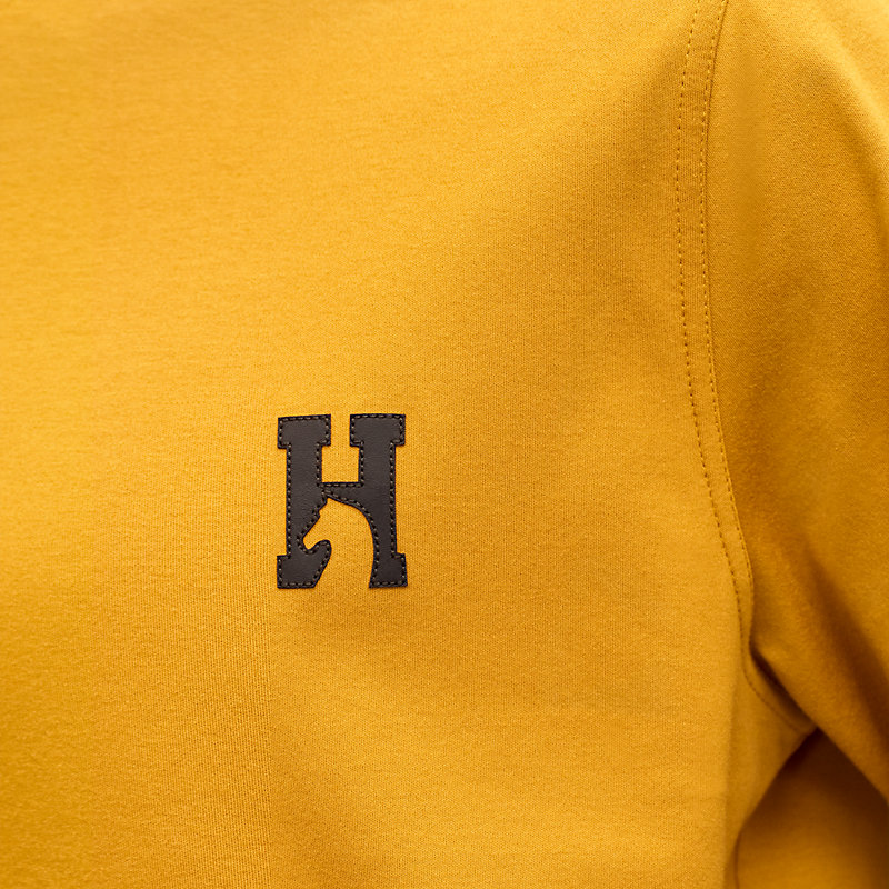 "H'Cheval" t-shirt with leather detail, View: , view 4 of 4