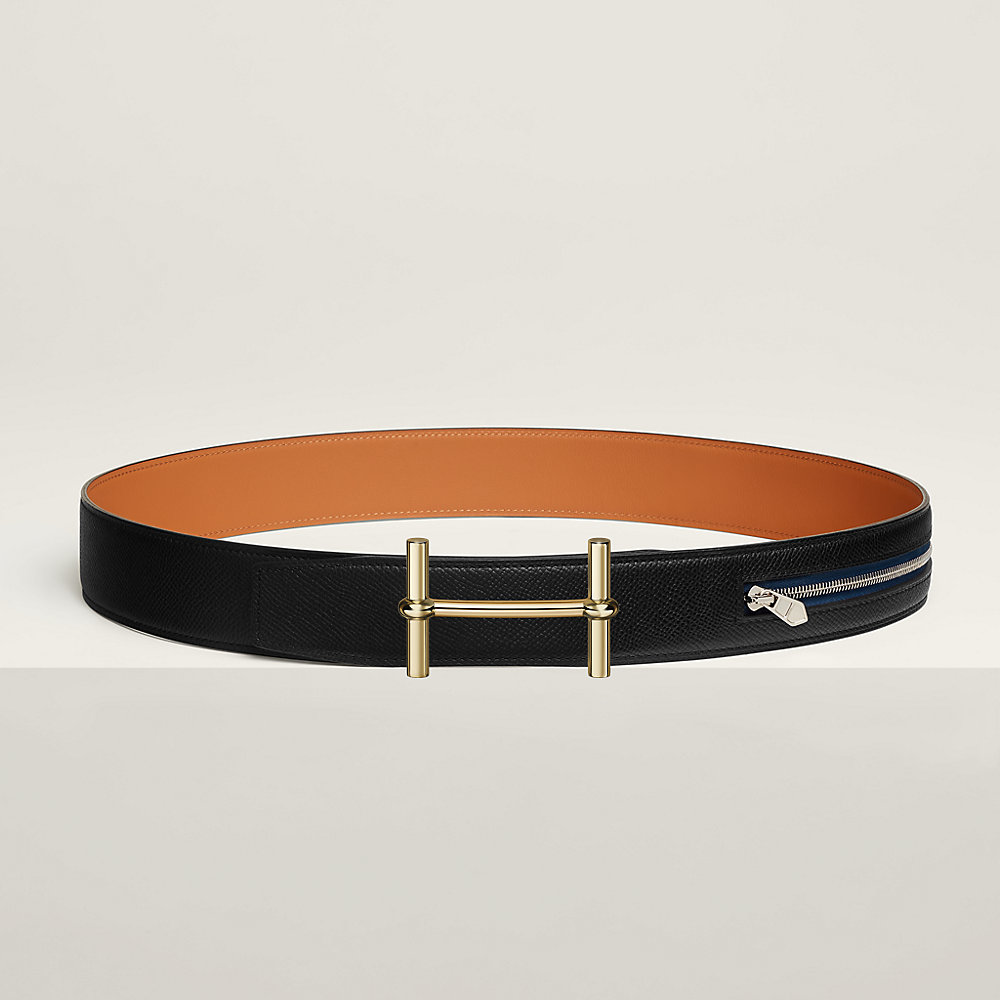 【Nata & Jaune Milton × G金具】HERMES Ancre ベルト Ancre belt buckle & Hermès sur Mer reversible leather strap