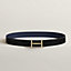 H d'Ancre belt buckle & Reversible leather strap 32 mm, view 1 of 3