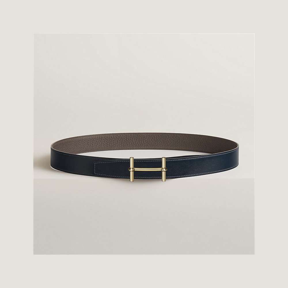 H d'Ancre belt buckle & Reversible leather strap 32 mm | Hermès UK