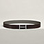 H d'Ancre belt buckle & Reversible leather strap 32 mm, view 1 of 3