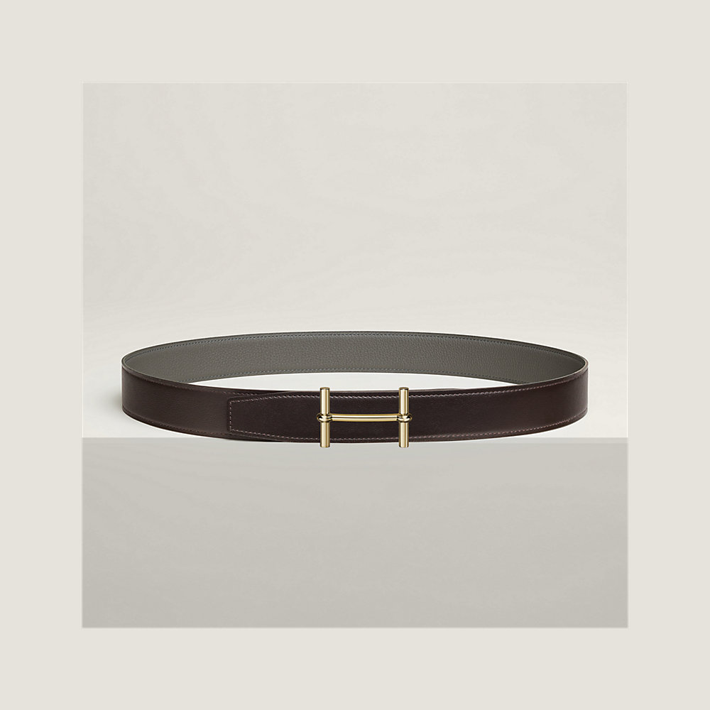H d'Ancre belt buckle & Reversible leather strap 32 mm Hermès UK