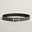 H d'Ancre belt buckle & Reversible leather strap 38&nbsp;mm, View: , view 2 of 3
