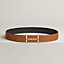 H d'Ancre belt buckle & Reversible leather strap 38&nbsp;mm, View: , view 2 of 3