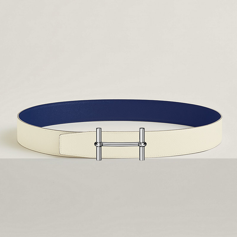 H d'Ancre belt buckle & Reversible leather strap 38 mm