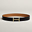 H d'Ancre belt buckle & Reversible leather strap 38&nbsp;mm, View: , view 1 of 3