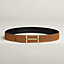 H d'Ancre belt buckle & Reversible leather strap 38&nbsp;mm, View: , view 2 of 3