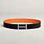H d'Ancre belt buckle & Reversible leather strap 38 mm, view 1 of 3