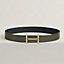H d'Ancre belt buckle & Reversible leather strap 38&nbsp;mm, View: , view 1 of 3