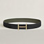 H d'Ancre belt buckle & Reversible leather strap 38&nbsp;mm, View: , view 2 of 3