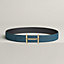 H d'Ancre belt buckle & Reversible leather strap 38&nbsp;mm, View: , view 2 of 3