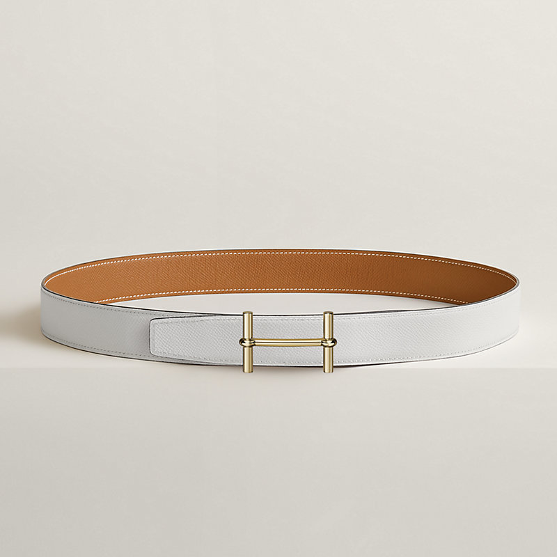 H d'Ancre 벨트 버클 & 리버서블 가죽 스트랩 32mm